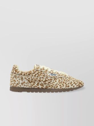Autry low animal print rubber sole sneakers
