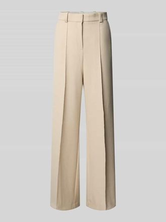 Mango Wide Fit Stoffhose mit Viskose-Anteil Modell Paris in Beige, Gr&ouml;&szlig;e 34