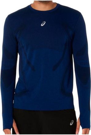 Asics Road Seamless L/S Top Laufshirt für Herren | blau