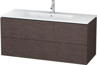 Duravit Duravit - L-cube Meuble Sous-lavabo Suspendu, 2 Tiroirs, Largeur