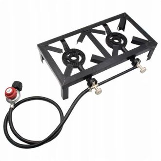 OEM Cocina De Gas Port&aacute;til Con Parrilla De Dos Quemadores