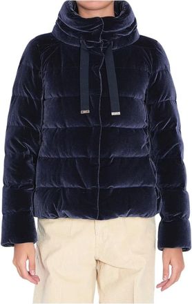 Herno Winter Jackets, female, Blue, XS, Blue Jacket for Women Aw25