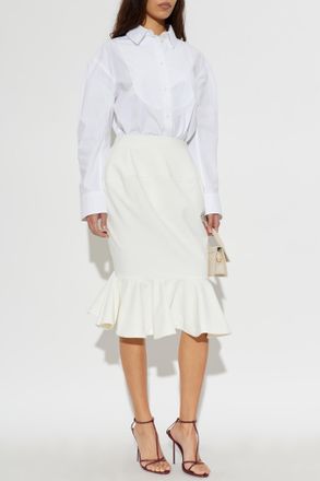 Jacquemus Palmier Skirt, Womens, White