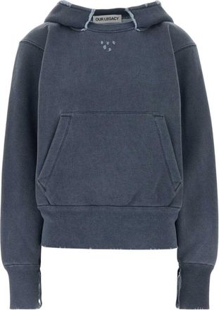 Our Legacy Relic Hoodie - Dames - Hoodies - Blauw - XS - Katoen - Hoodies & sweatvesten