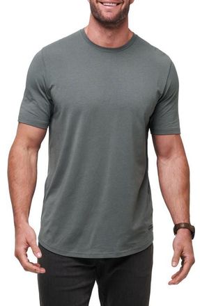 Travis Mathew Cloud Crewneck T-Shirt in Dark Olive at Nordstrom, Size Xx-Large