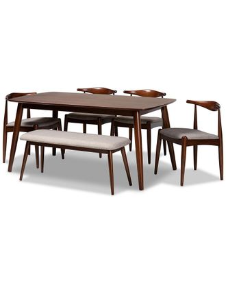 Baxton Studio Amato 6Pc Dining Set