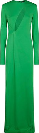 Tom Ford Crepe Jersey Long Sleeve Evening Dress