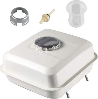 OEM Tanque De Combustible Para Motores Honda Gx160 De 5,5 Hp, Gx200 De 6,5 Hp, 168f, 170f, Gx140 Y Gx120, Blanco, Con Tapa De Combustible Y Filtro. Reempl