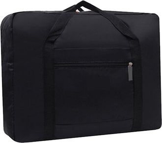 Generic Foldable Travel Duffel Bag Lightweight,Compatible For Women and Men Tote Carry On Luggage Weekender Overnight(Black)