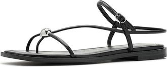 Tommy Hilfiger Taras Womens Sandals Black : 7.5 M, Synthetic