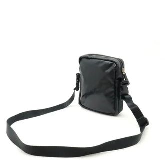 Chanel Pre-owned Cross Body Bags, female, Black, Size: ONE SIZE Pre-owned Coated Canvas Sports Line Shoulder Bag A26568