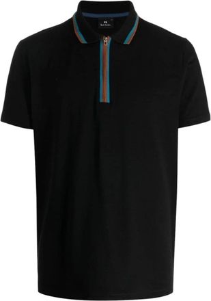 Paul Smith Katoenen Regular Fit Poloshirt Zwart - Heren - Polos - Blauw - XL - Katoen - Tops