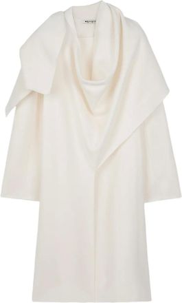 Ports 1961 Cappotto con scollo drappeggiato - Bianco