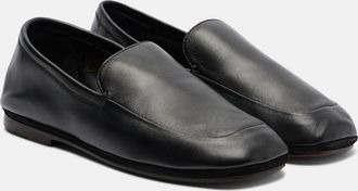 Christophe Lemaire Outdoor leather slip-on shoes