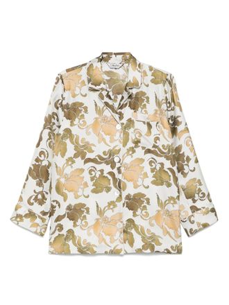 Max Mara Alan shirt - women - Silk - 38 - Grey