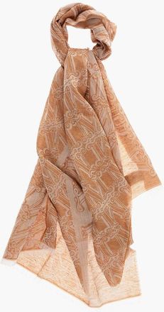 Max Mara Embroiderd Wool Silk and Linen ELEONOR Scarf size Unica
