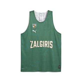 Puma Maglia da basket reversibile BC Zalgiris Kaunas da uomo, Abbigliamento, Verde, 4XL