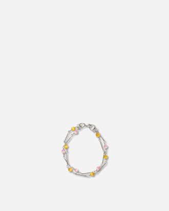 Our Legacy Fabricated Pearl Bracelet Marbled Nectar