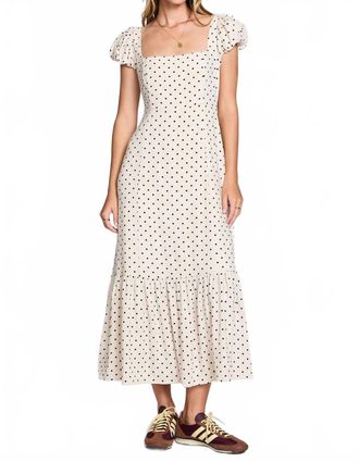 Saltwater Luxe Juniper Midi Dress In Black And White