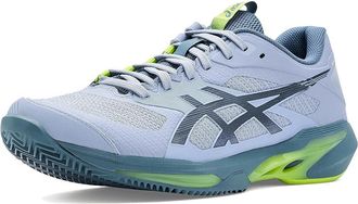Asics Solution Speed FF 4 Clay Mens Running Shoes Grey Blue/Ironclad : 11.5 D - Medium, Synthetic