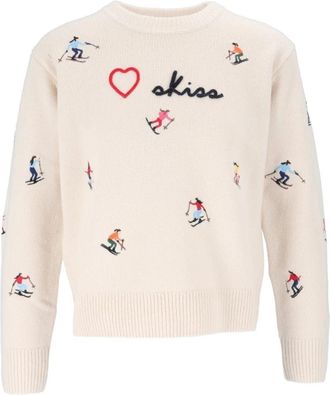 MC2 Saint Barth Kyla Half Neck Sweater - Heren - Ronde hals truien - Beige - S - Wol - Truien & Vesten