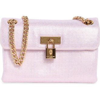 Kurt Geiger Fabric Mini Brixton Convertible Crossbody Bag in Light/Pastel Purple at Nordstrom Rack