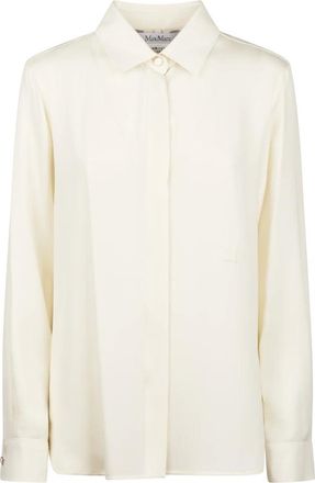 Max Mara Shirts, female, Beige, Size: 2XS Camicia
