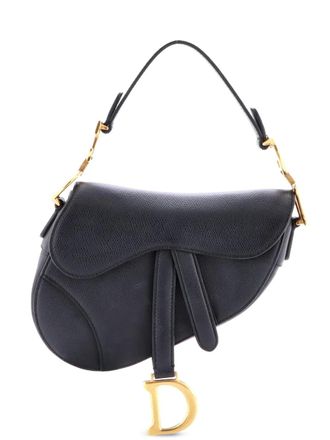 Dior Saddle Handbag Leather Mini shoulder bag - Zwart