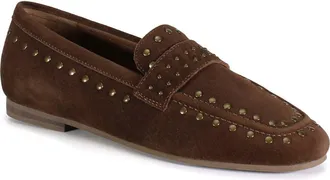 Diba CAN YON Suede Slip On Loafer in Chocolate at Nordstrom, Size 8.5
