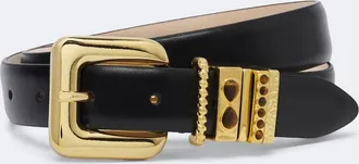 D&eacute;hanche D&eacute;hanche Mara embellished leather belt