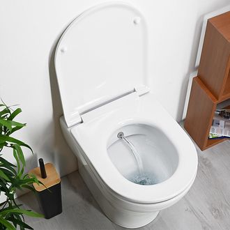 OEM Wc Bidet Combinato Zeta Terra 50x36xh42 Con Copriwater Chiusura Soft Close
