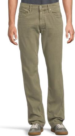 Paige Normandie Transcend Straight Leg Pants Mens Casual Pants Vintage Oak Moss : 28 34, Cotton/Denim/Polyester