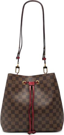 Louis Vuitton 2019 Damier Ebene Neonoe MM bucket bag - Marrone