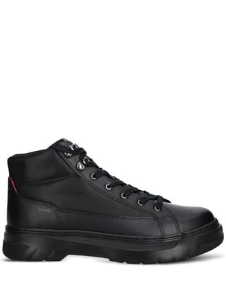 HUGO BOSS lace-up ankle boots - Black