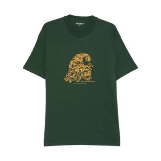 Carhartt Work in Progress Uomo, Top, Verde, XS, new