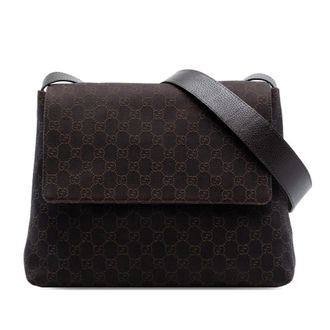 Gucci Pre-owned Gucci GG Denim Messenger Bag Unisex ENTQNSWS5UMASN27