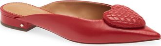 Kate Spade New York zola heart mule in Red at Nordstrom Rack, Size 7.5