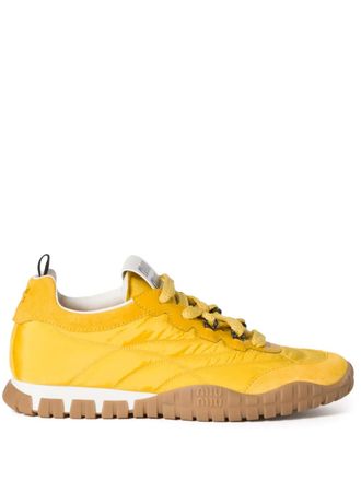 Miu Miu Tyre sneakers - Yellow