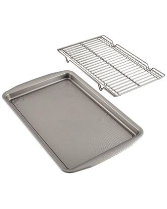 Circulon Bakeware 3Pc Baking Sheet Pan & Cooling Rack Set