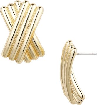 Panacea X Stud Earrings in Gold at Nordstrom