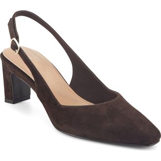 Rockport Mayla Total Motion Slingback Pump in Dark Brown at Nordstrom, Size 8.5