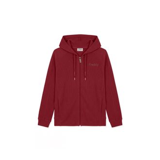 Freddy Felpa boxy cropped donna con zip e cappuccio