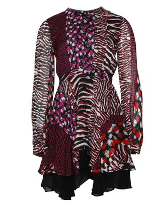 Just Cavalli Sheath Dress in Multicolor Viscose