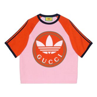 Gucci adidas x Gucci Cotton T-Shirt Pink 722927-XJE1E-5454