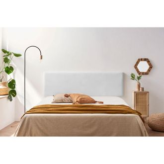 Moonia Cabecero Tapizado Nova Polipiel 90x50x5 Cm - Blanco Moonia