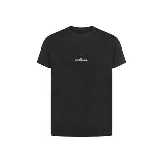 Maison Margiela Black Cotton Mens T-Shirt
