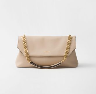 Prada Doux large leather shoulder bag