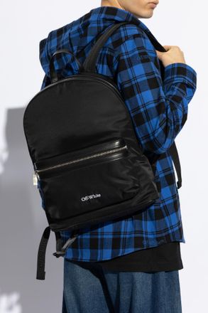 Off-white Backpack With Logo, Mens, Black