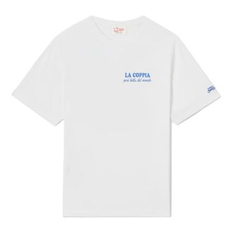 MC2 Saint Barth T-Shirts, male, White, Size: XL Portland Cotton T-Shirt