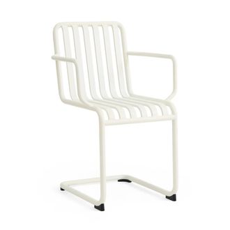 HAY Palissade Cantilever Armlehnenstuhl, cream white